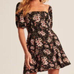 Abercrombie & Fitch Floral Corset Mini Dress